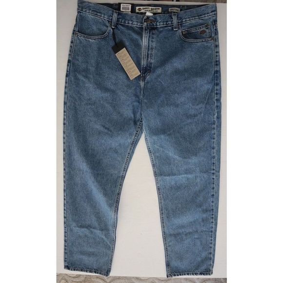 Harley Davidson 99024-07VM Men's Sz 42x34 Blue Original Traditional Denim Jeans - Picture 1 of 9